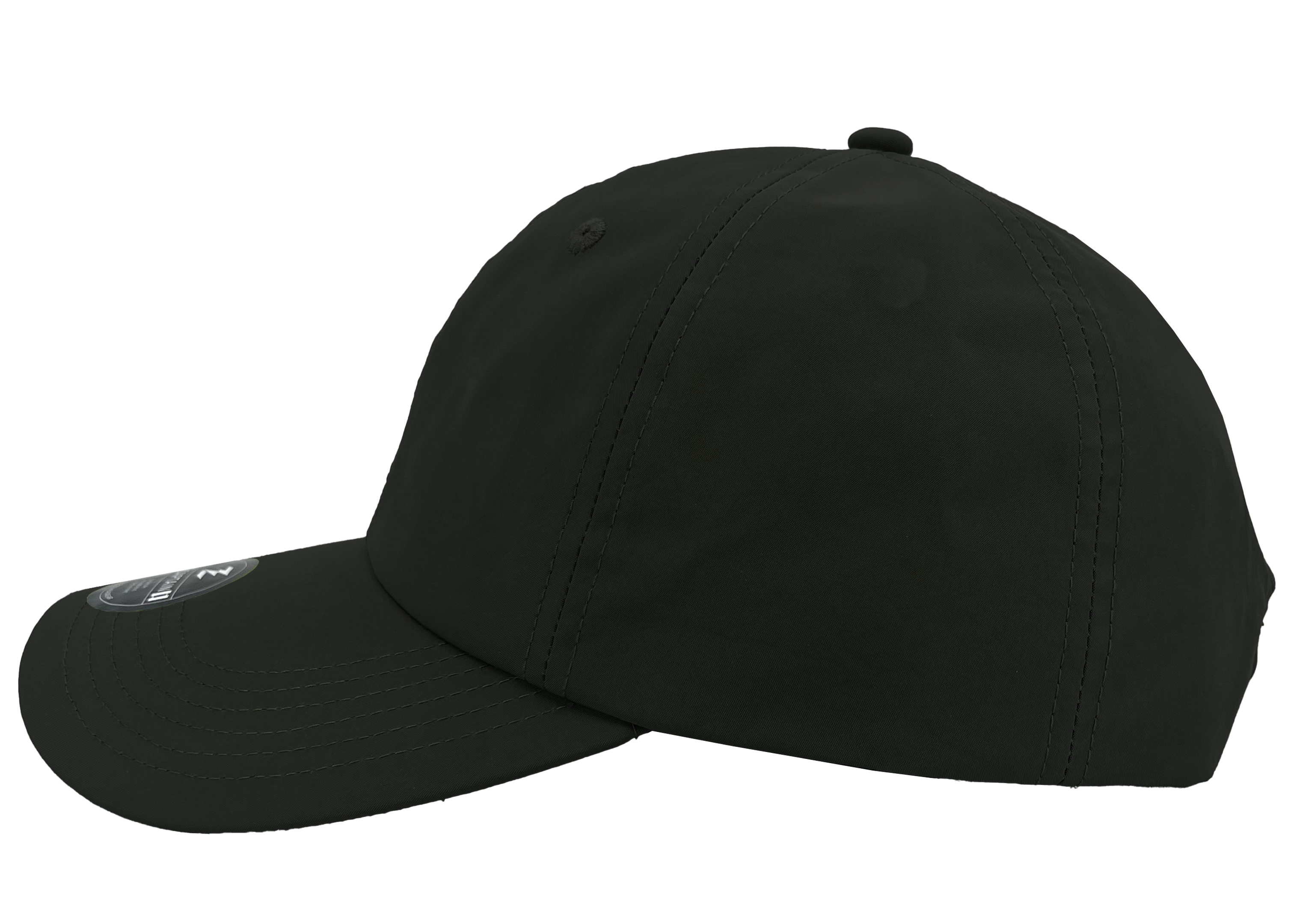 captain Custom Hat unstructured dad hat Black