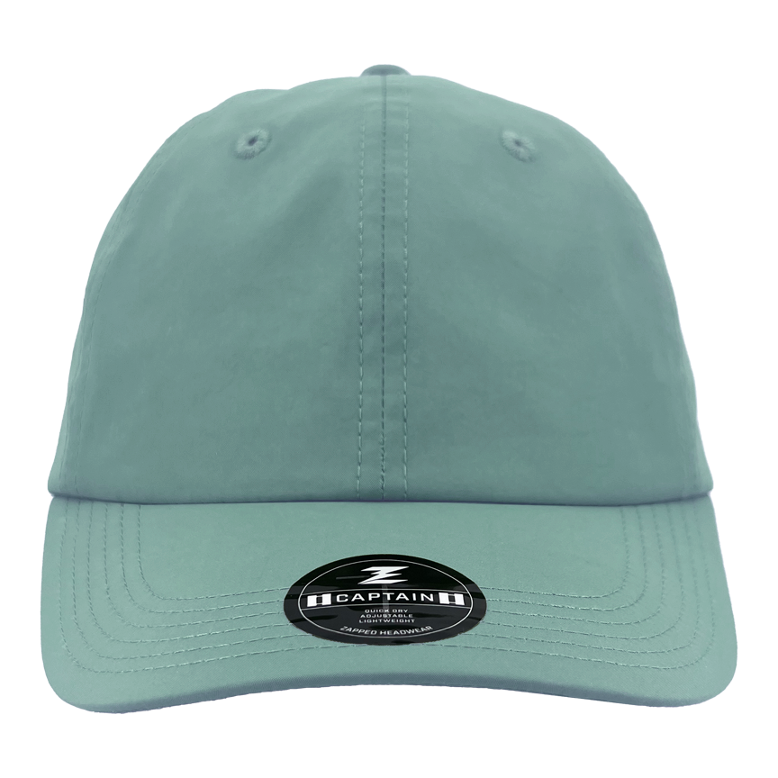 captain Custom Hat unstructured dad hat Sage Blue