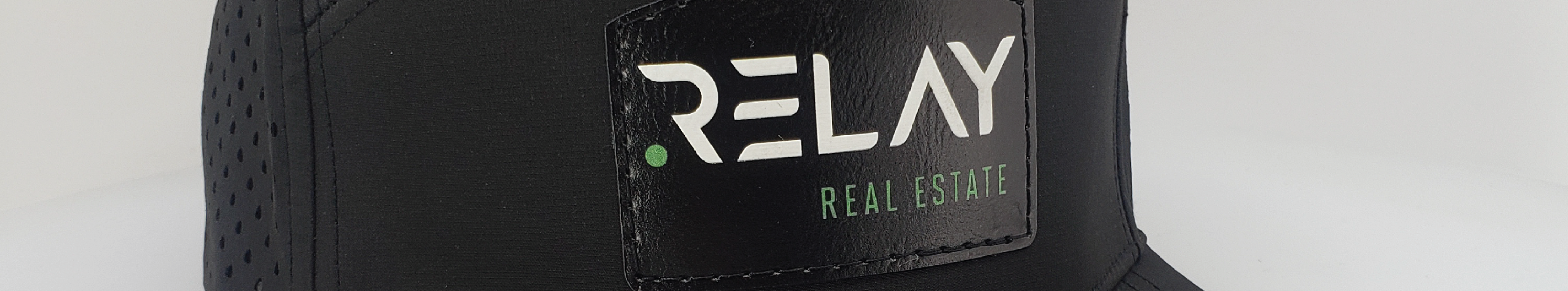 Performance hat wtih custom printed patch