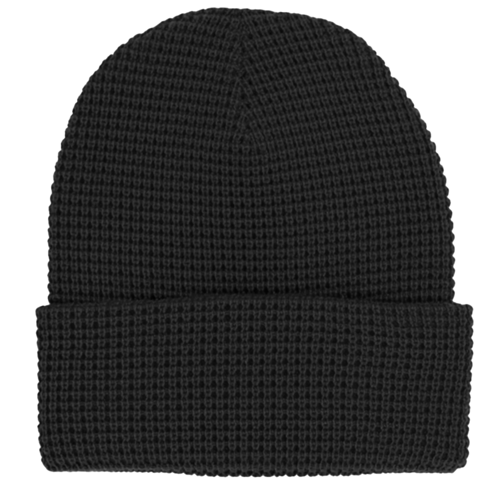 Waffle Beanie with custom patch