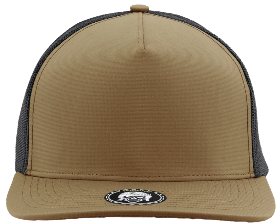 Custom Hat Marine Caramel Black Front