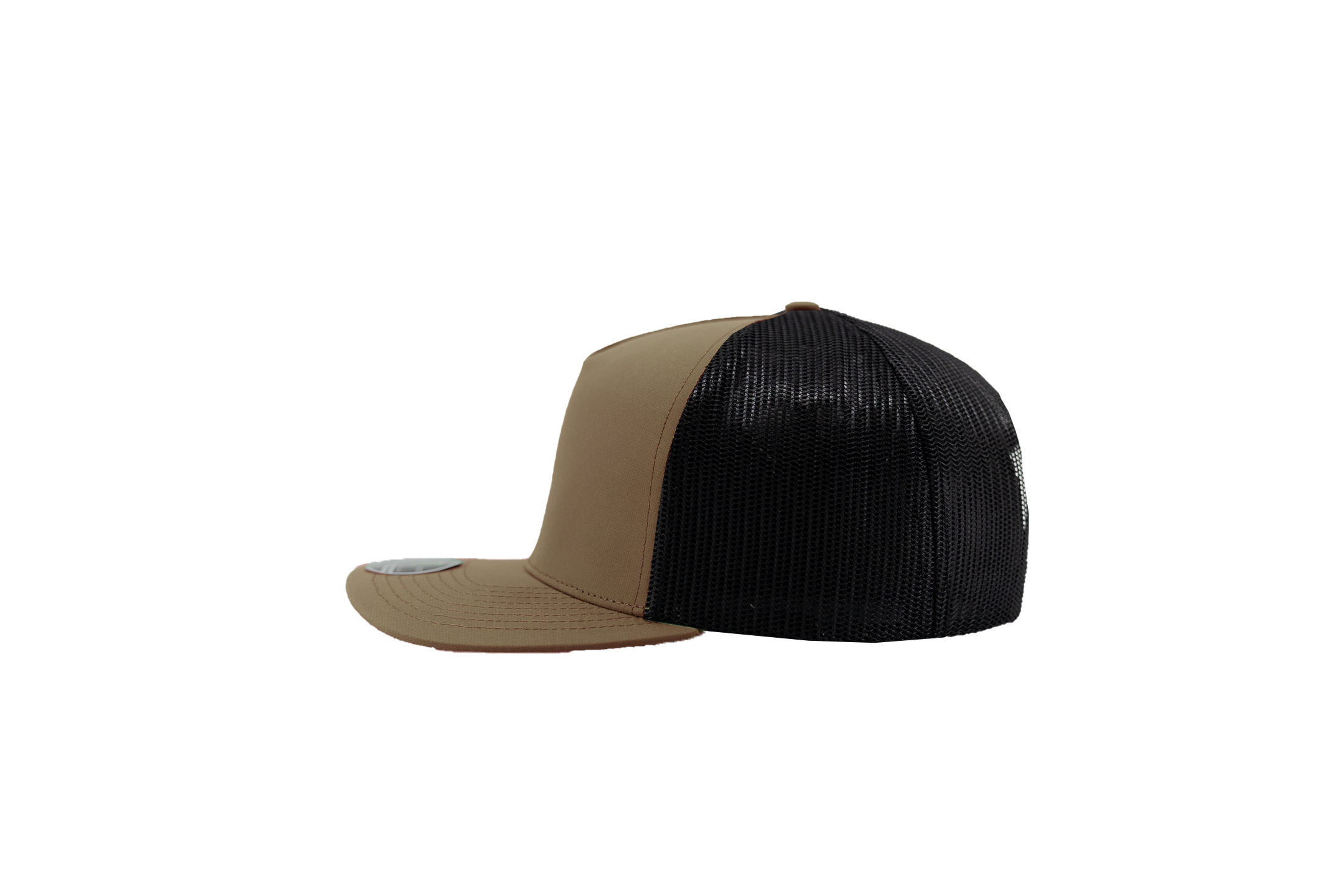 Custom Hat Marine Caramel Black Full Side