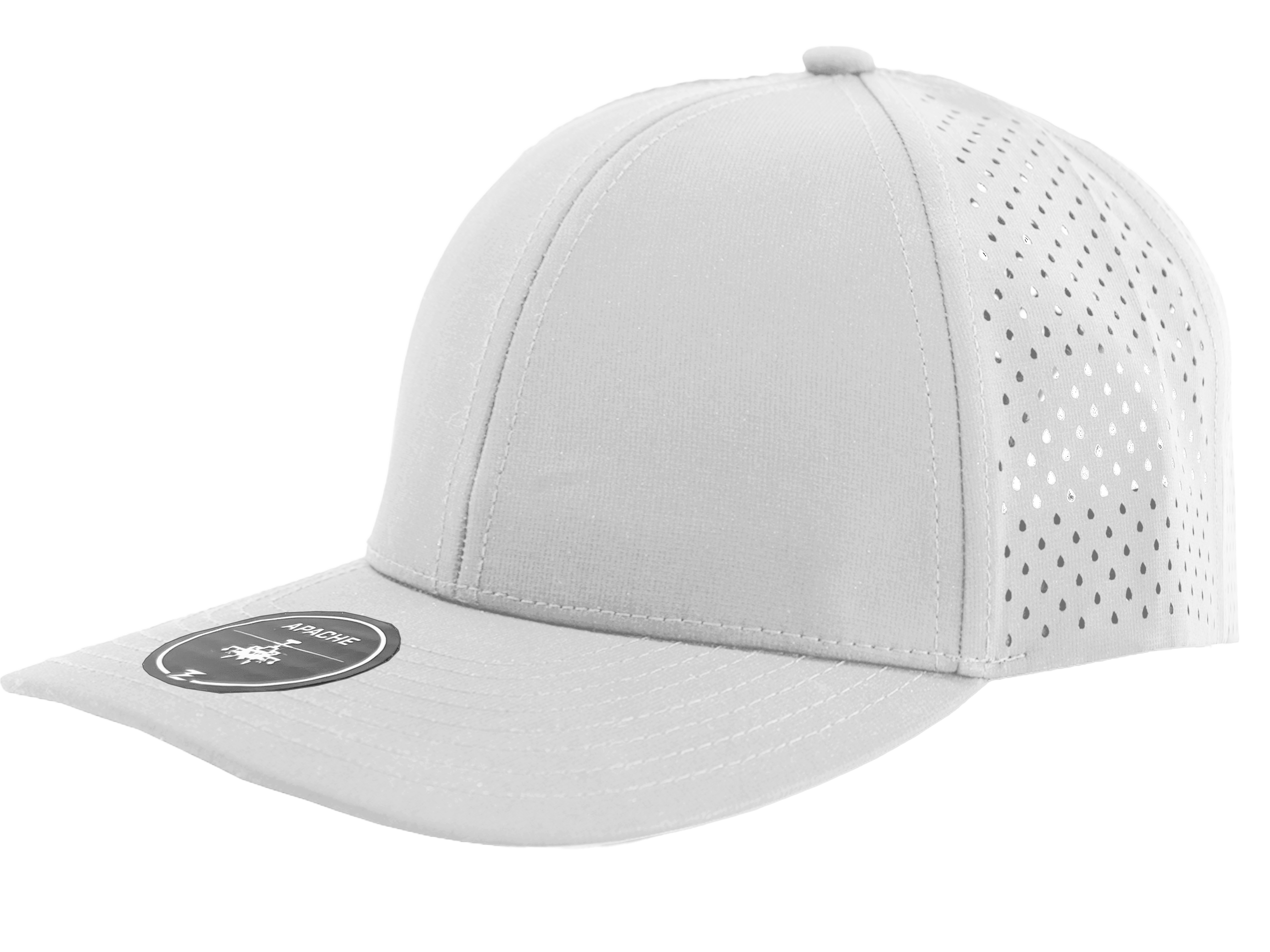 off white apache front side view perforated Custom Hat snapback