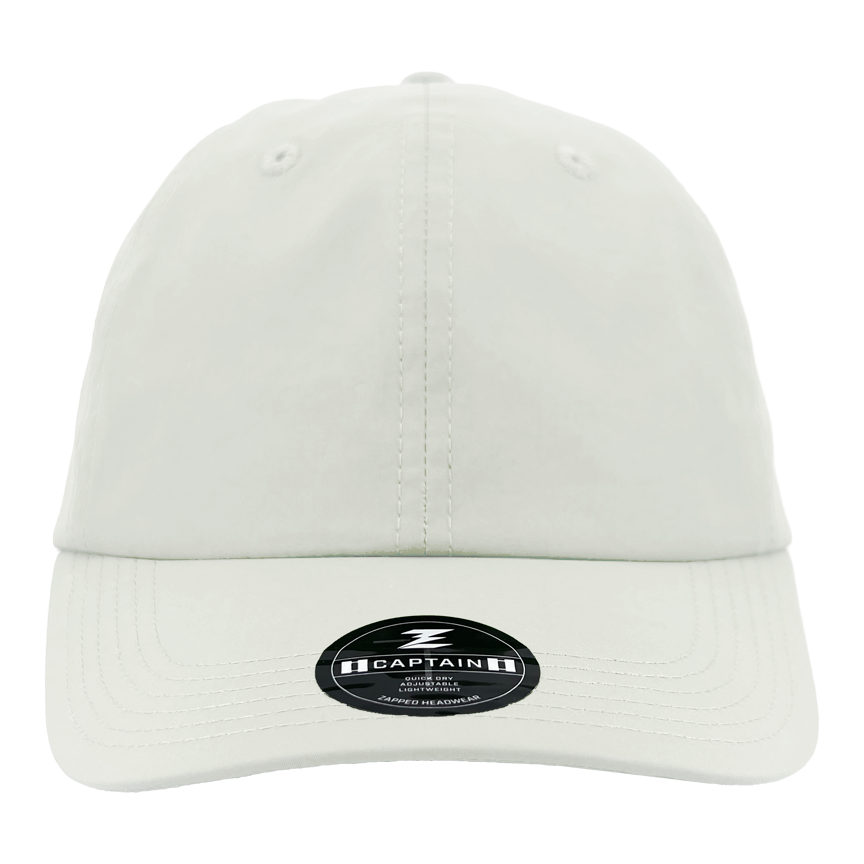 Custom Hat captain unstructured dad hat Off White