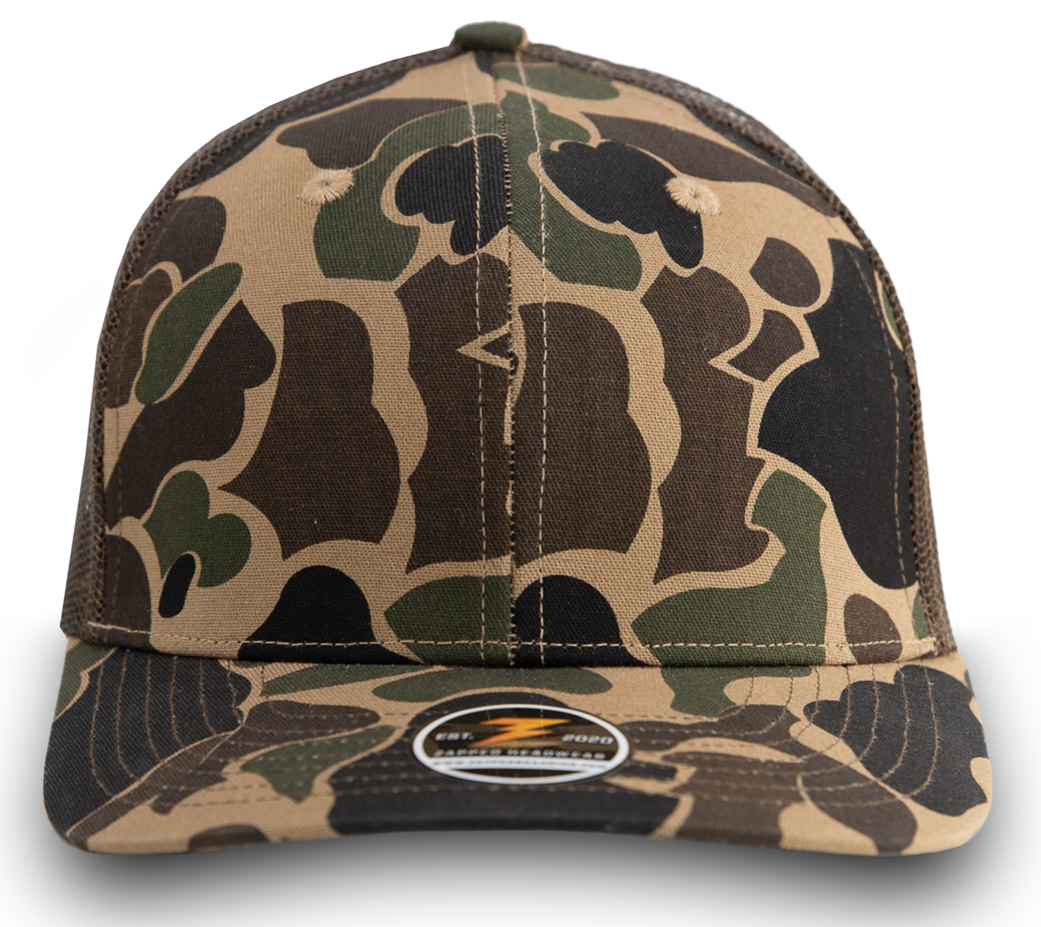 old school camo snapback trucker Custom Hat
