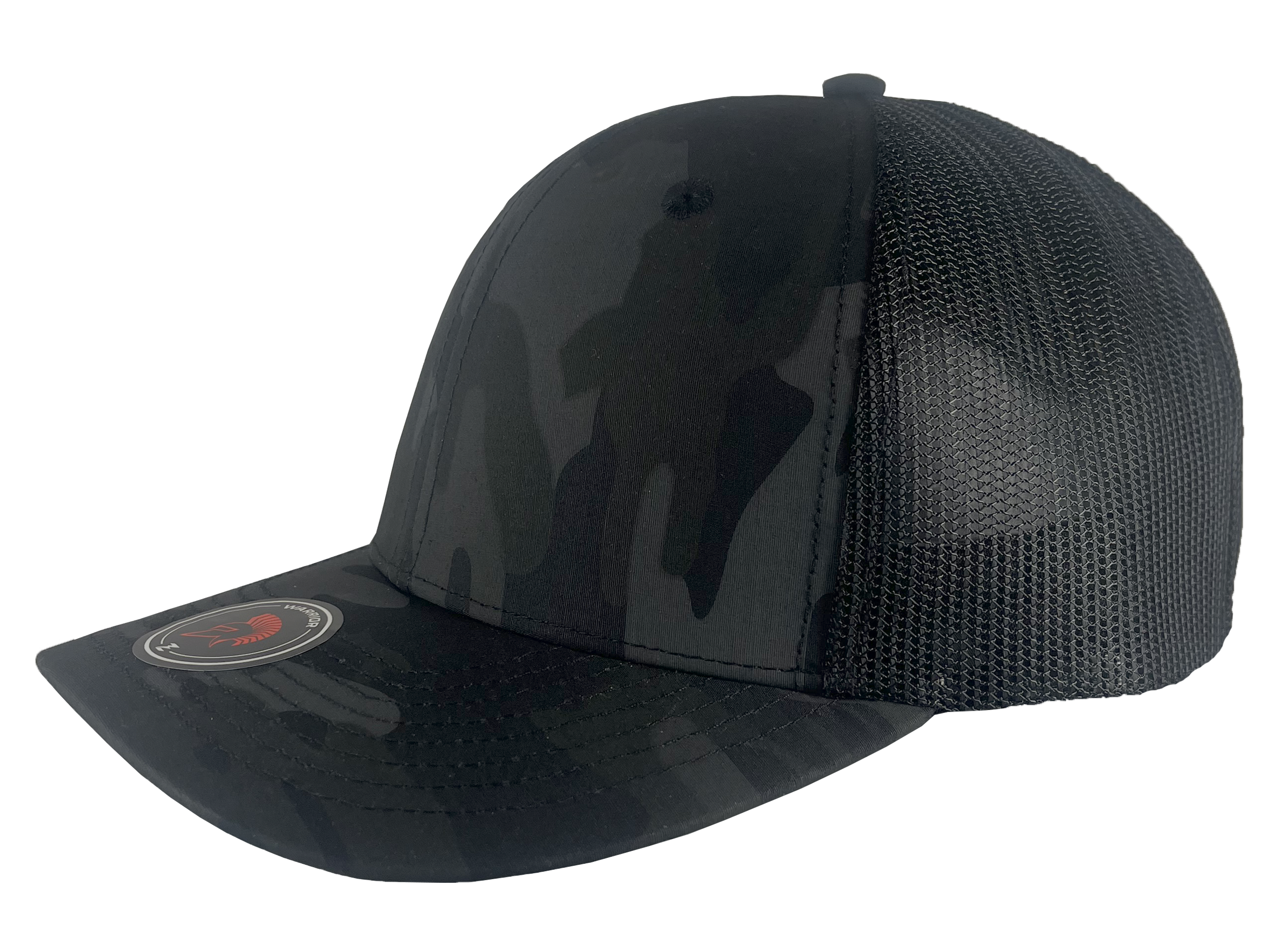 Custom Hat Warrior Black Camo