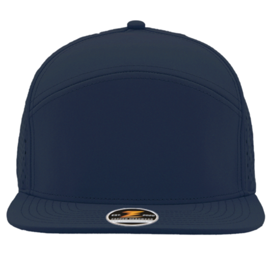 Navy Custom Hat youth osprey 7 panel snapback hat