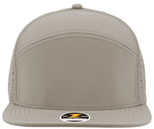 Custom Hat silver osprey 7 panel snapback