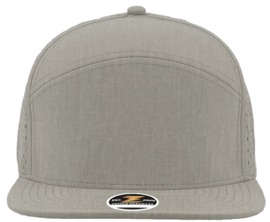 heather grey osprey 7 panel snapback Custom Hat