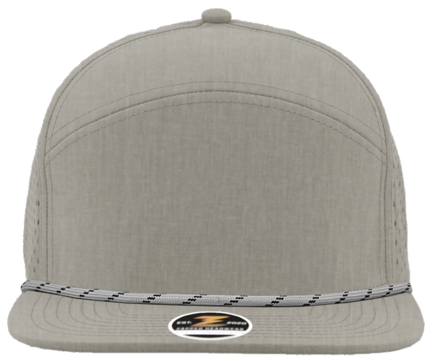 Osprey Custom Hat Heather grey grey twisted rope brim snapback hat