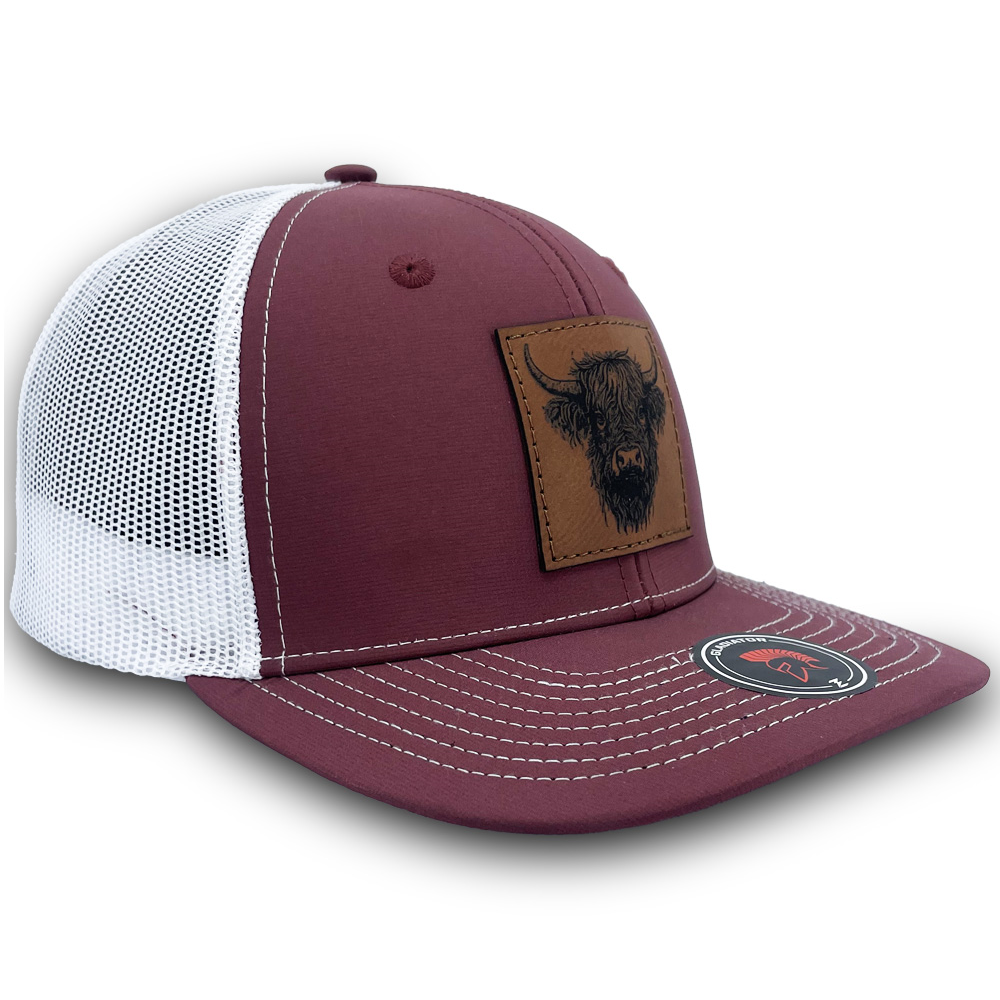 Zapped Headwear Gladiator Trucker Hat - Highland Cow