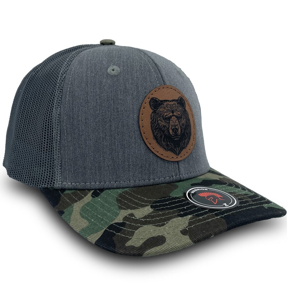 Zapped Headwear Warrior Trucker Hat - Tough Bear