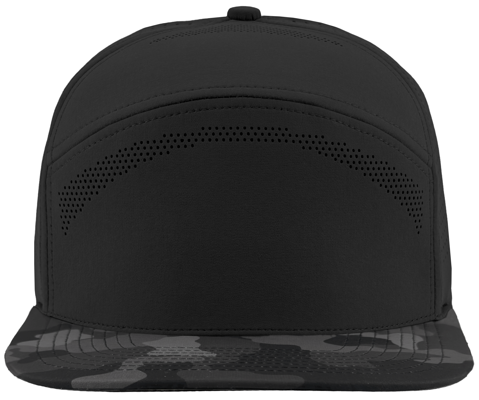 Osprey Elite Black camo perforated flexfit hat