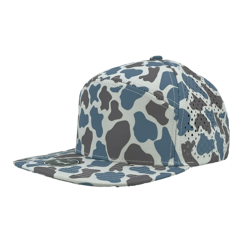 blue old school camo osprey Custom Hat slant