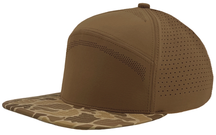 Osprey Elite Brown camo perforated flexfit hat