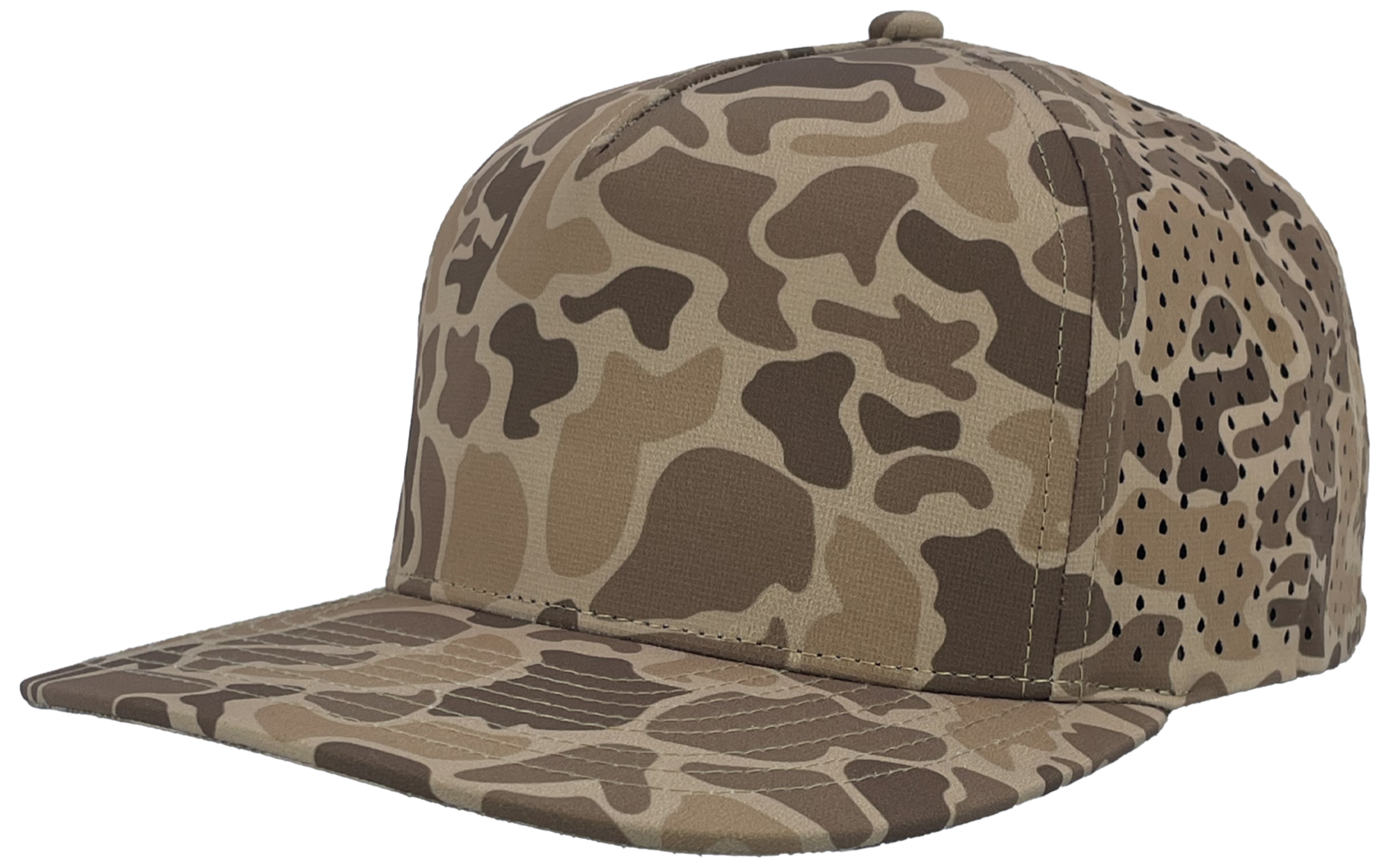 brown old school camo blackhawk snapback Custom Hat 