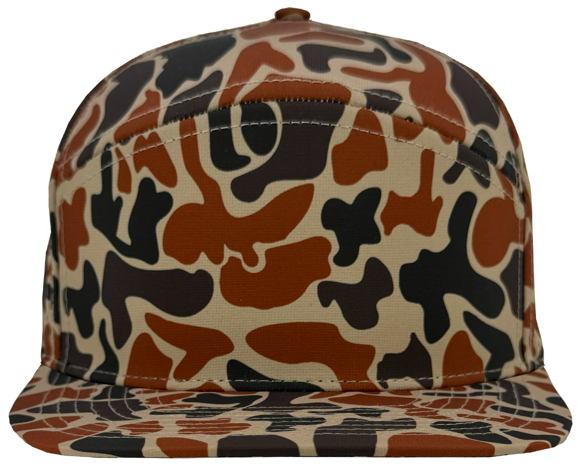 osprey Burnt orange camo 7 panel hat
