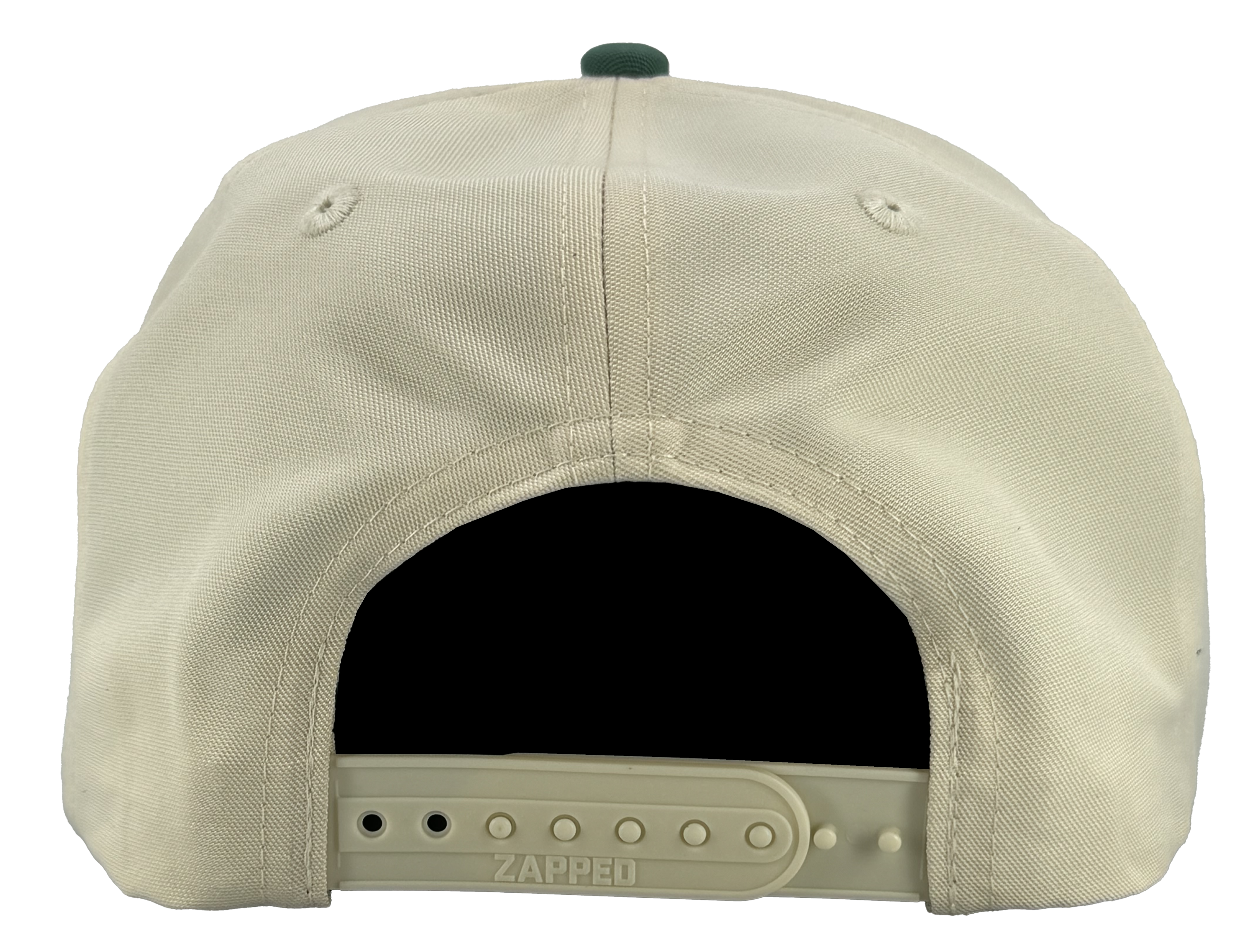 VINTAGE 5 PANEL MASTERS GREEN WHITE Custom HAT