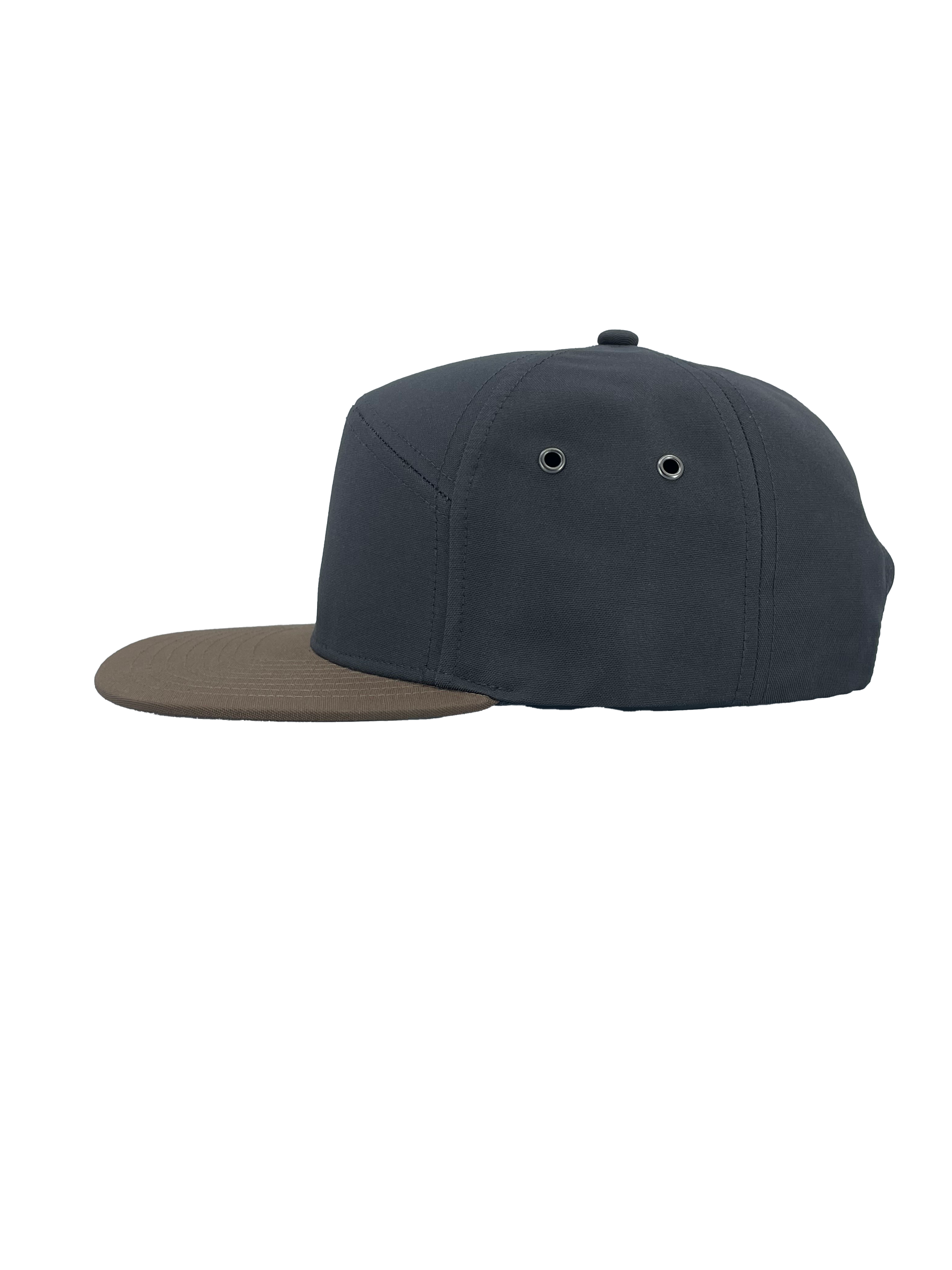 custom hat gunny grey brown side