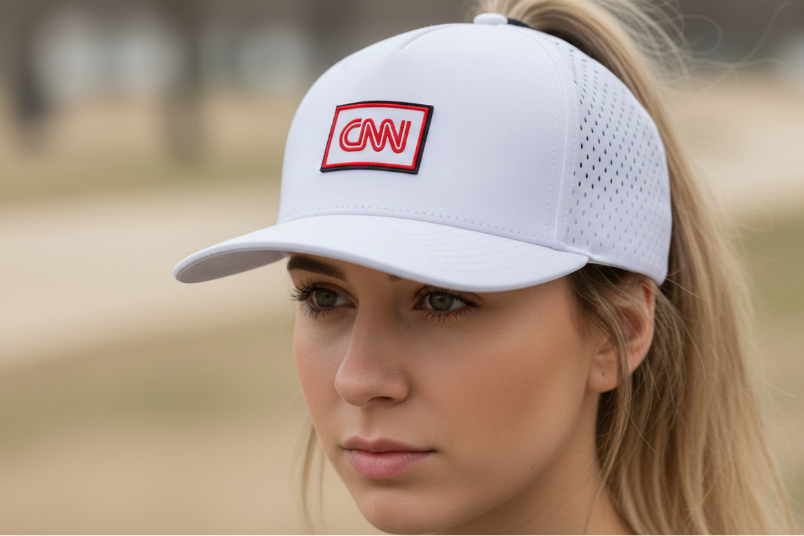 custom white hat 5 panel