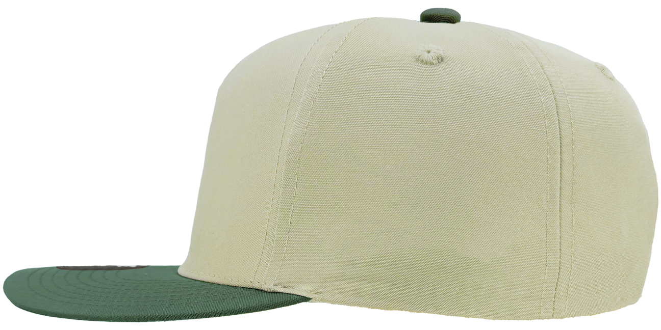custom hat patriot off white green side view