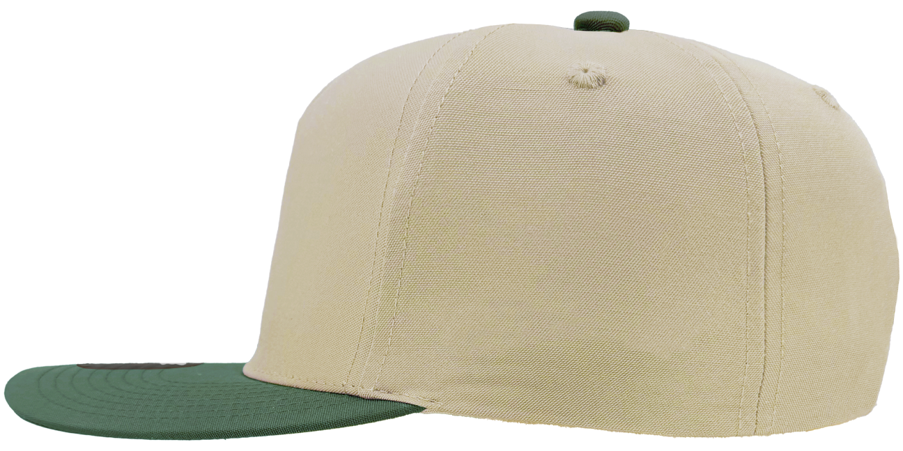 custom hat patriot off white green side view