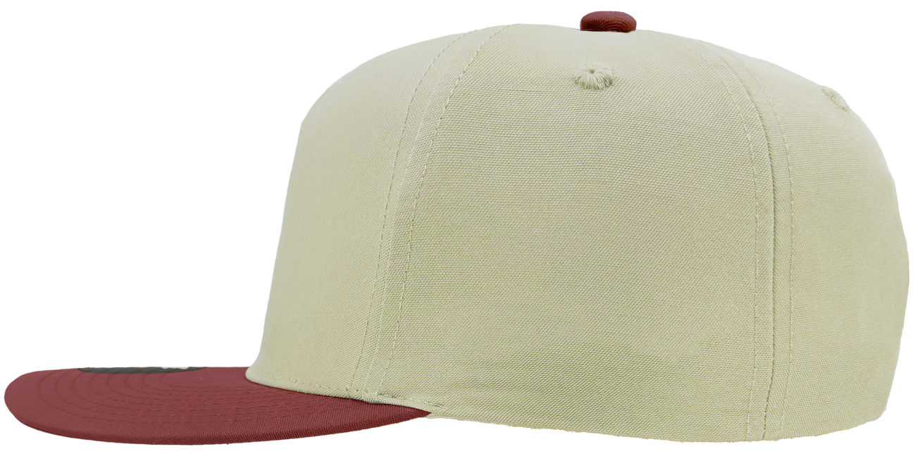 custom hat patriot off white maroon red side view