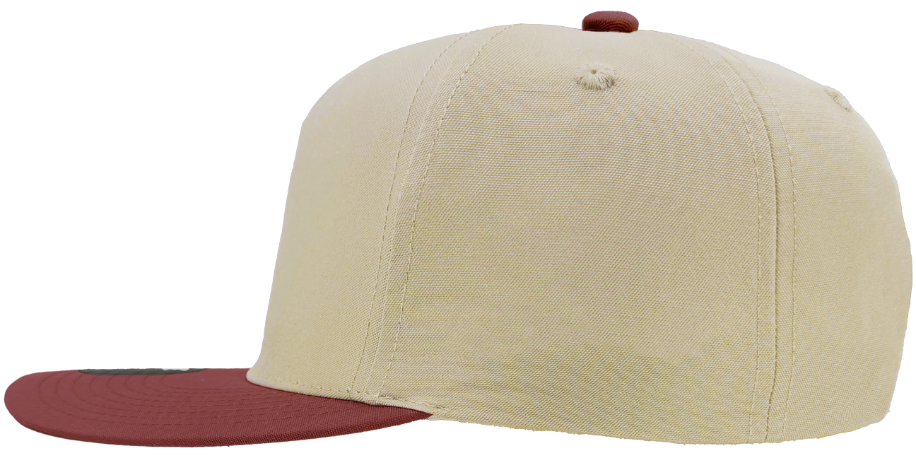 custom hat patriot off white maroon side view