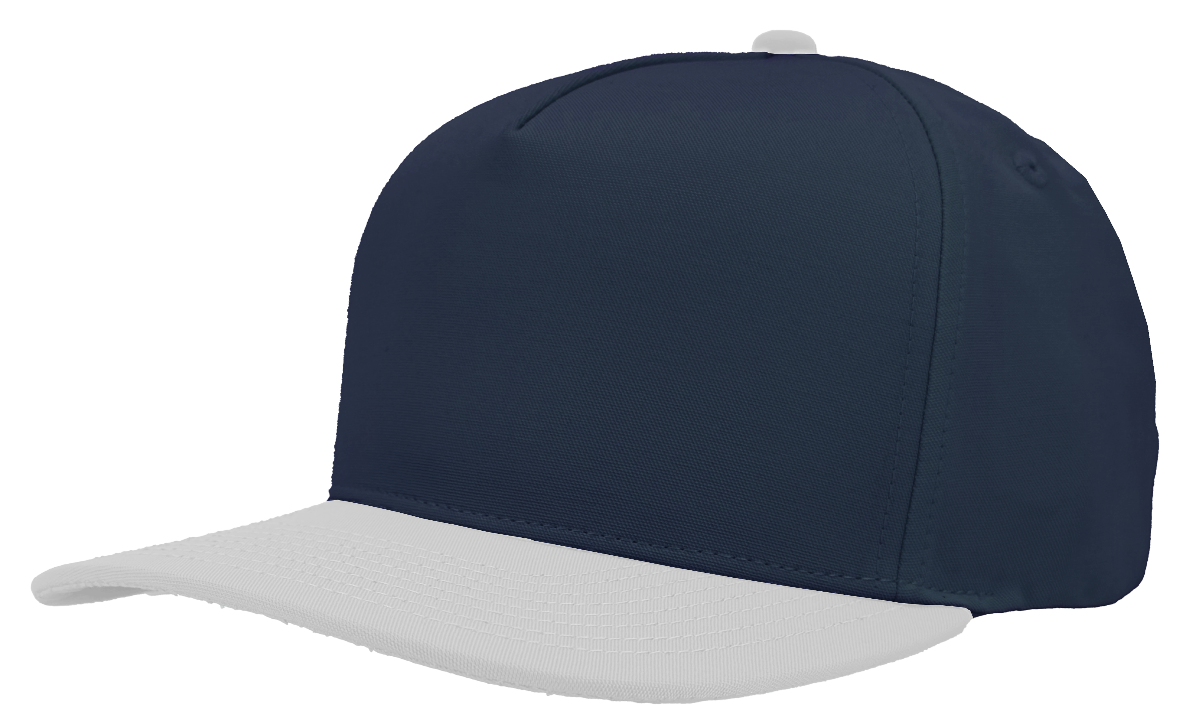 custom hat patriot white navy blue slant view
