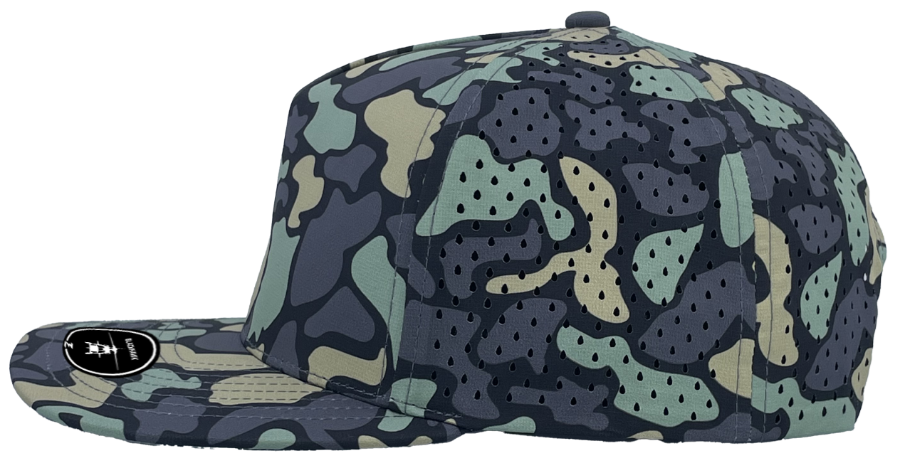 dino old school camo blackhawk snapback Custom Hat