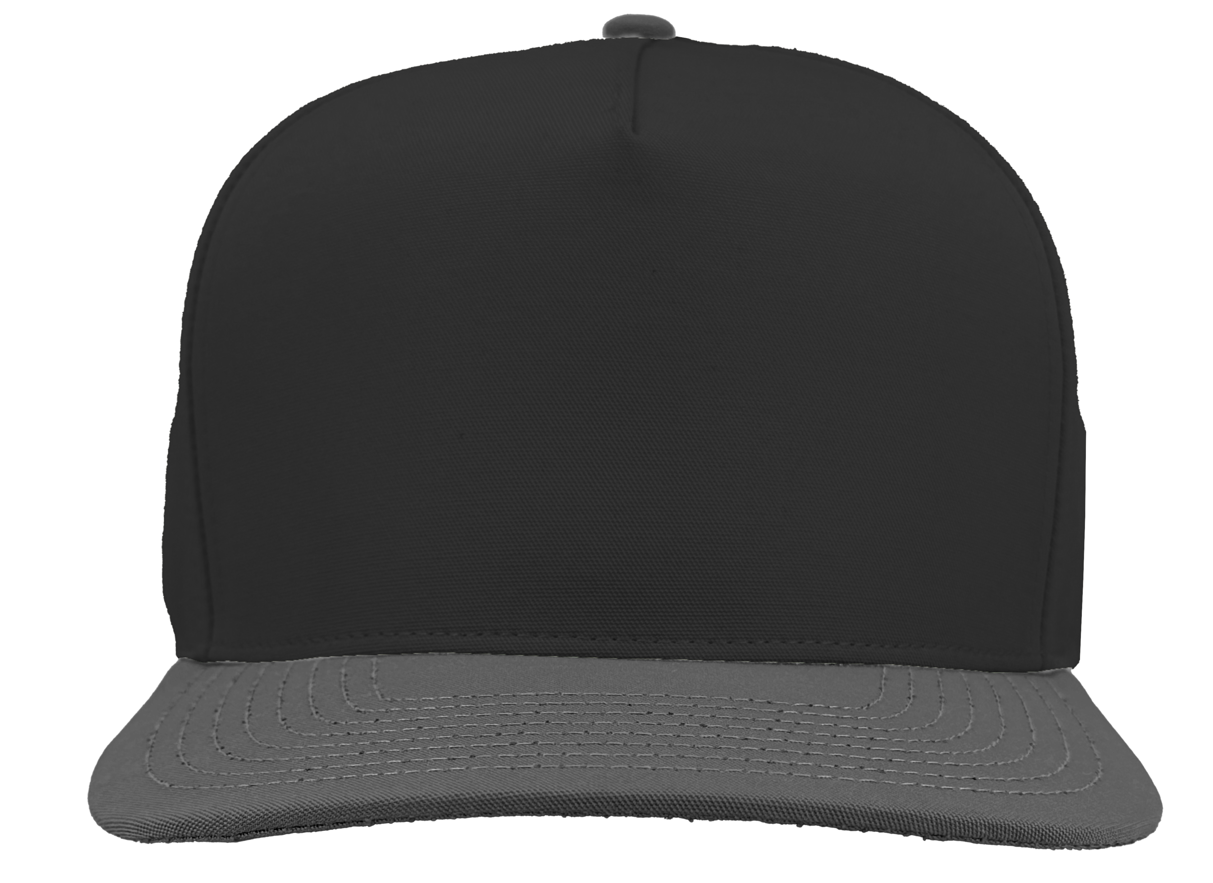 custom performance hat patriot black grey front view