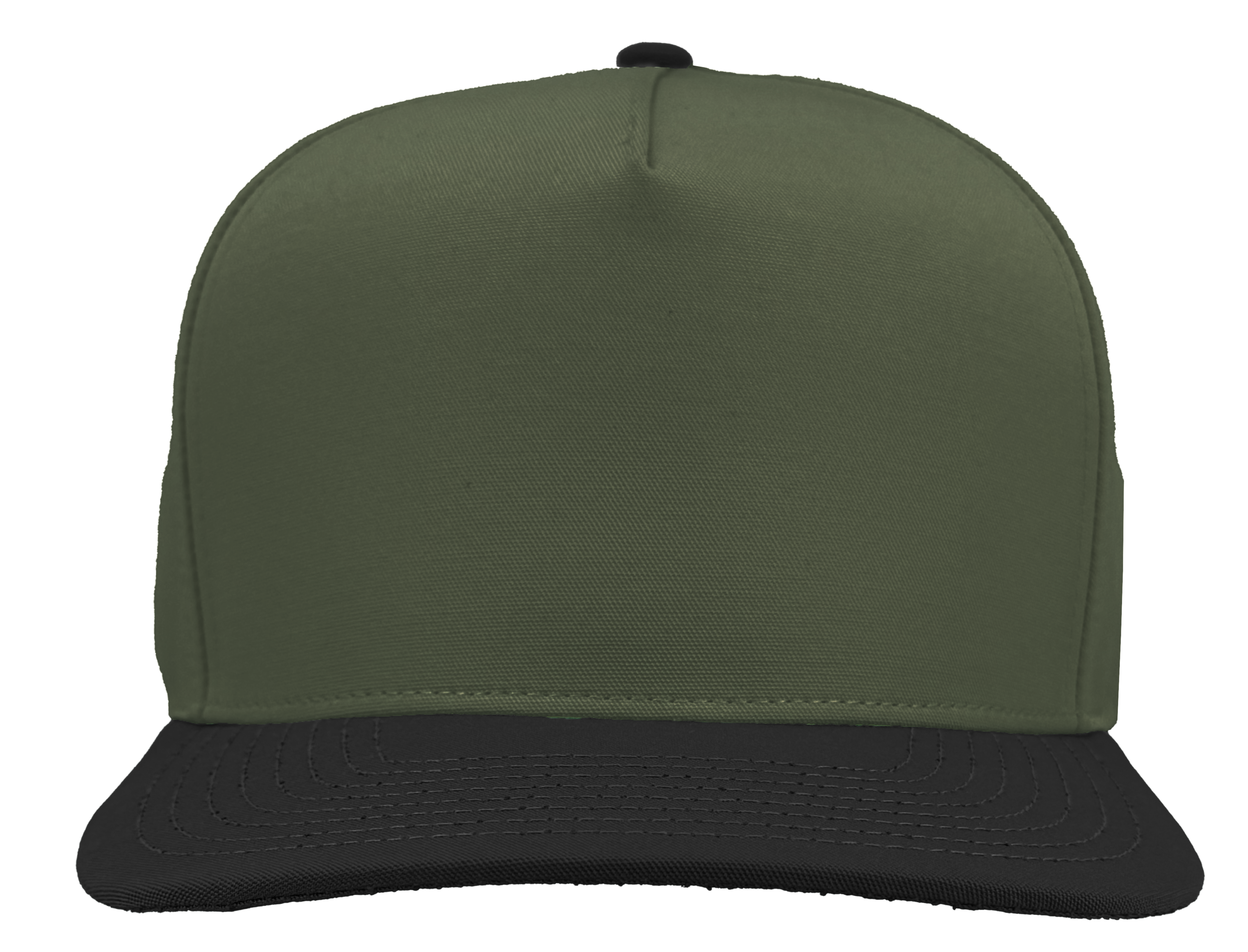 custom performance hat patriot black loden green front view