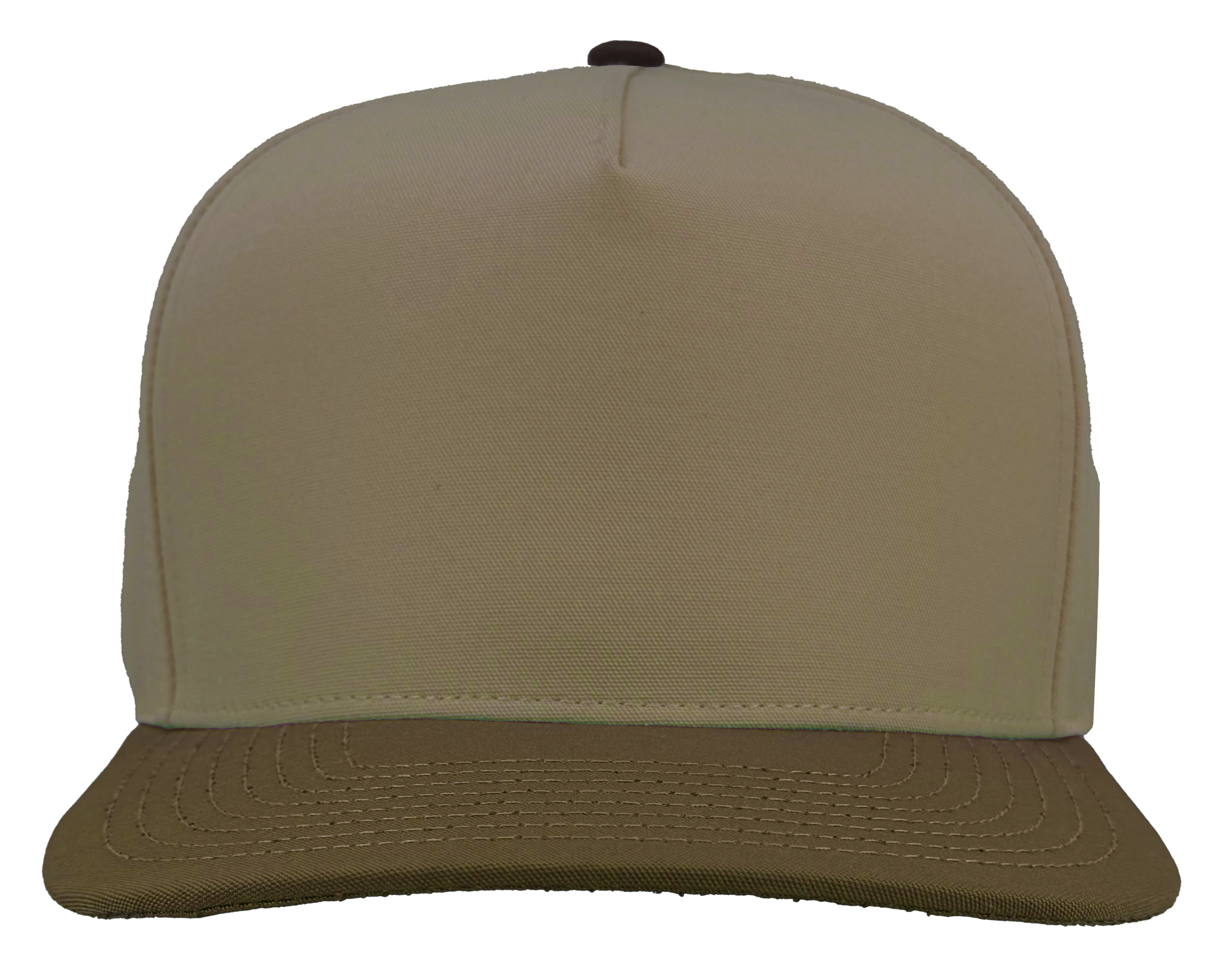custom performance hat patriot khaki brown front view