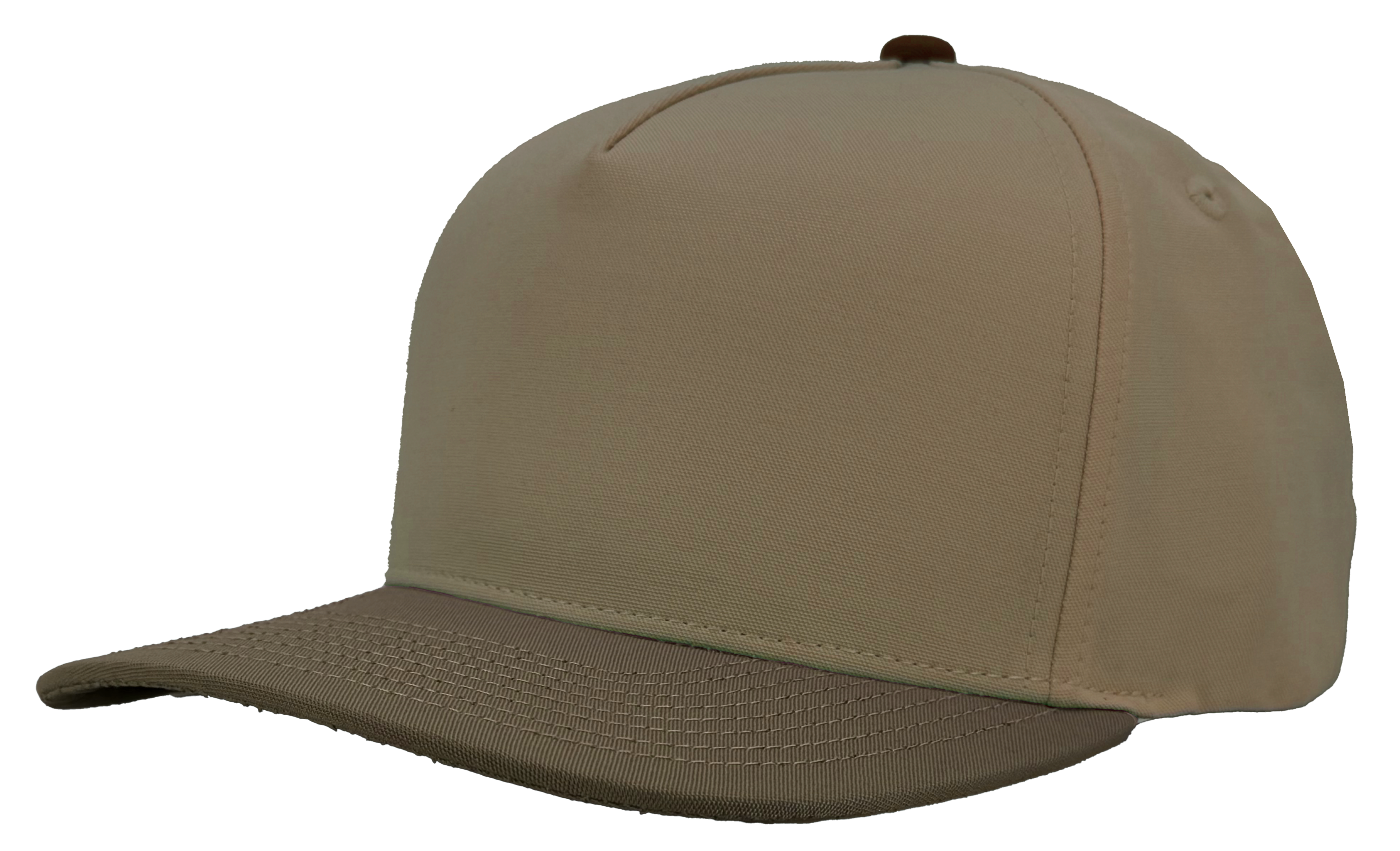 custom performance hat patriot khaki brown slant view