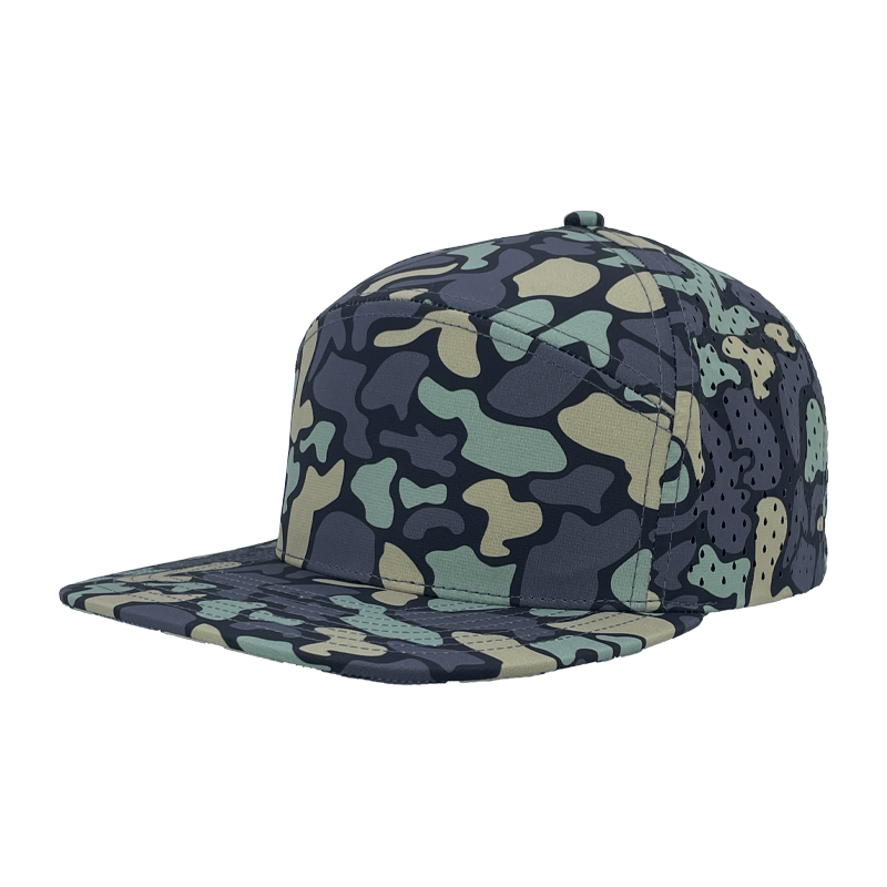 dino camo osprey hat custom hat slant view