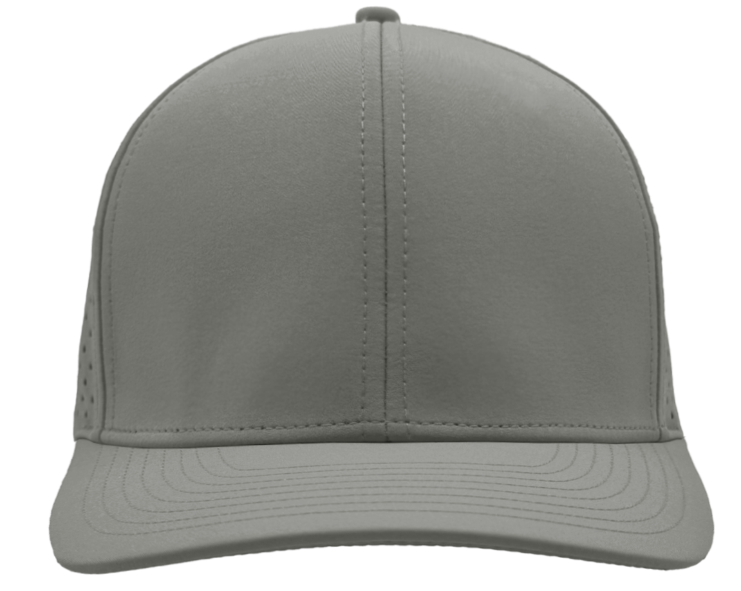 Custom hat for embroider 6 panel grey