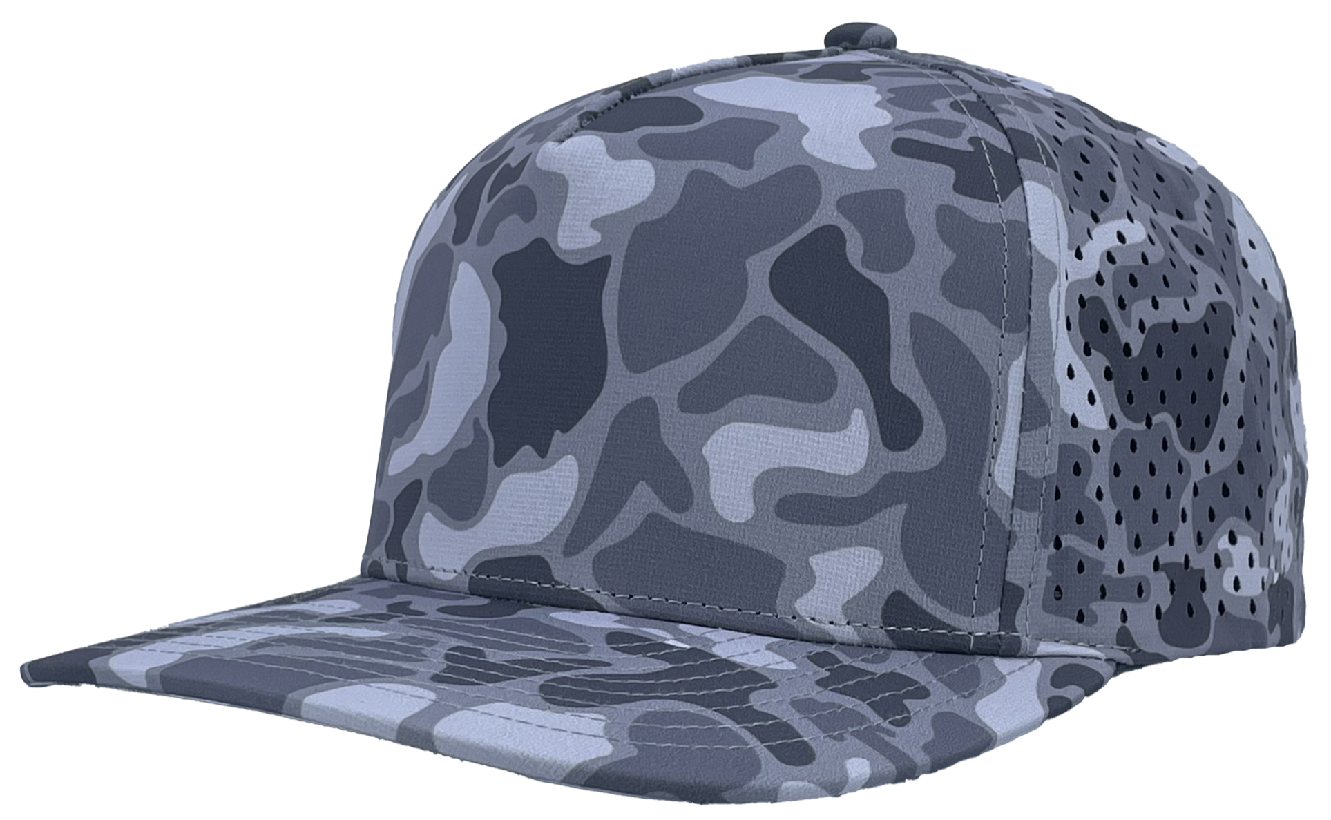 grey old school camo blackhawk custom hat 