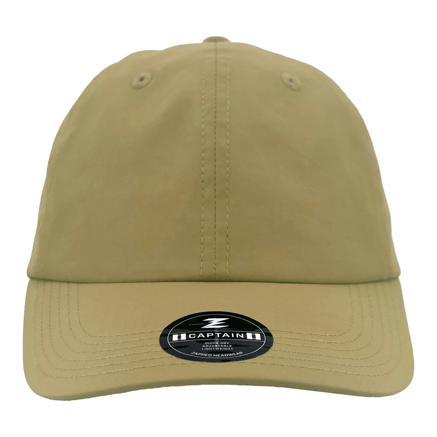 captain Custom Hat unstructured dad hat khaki