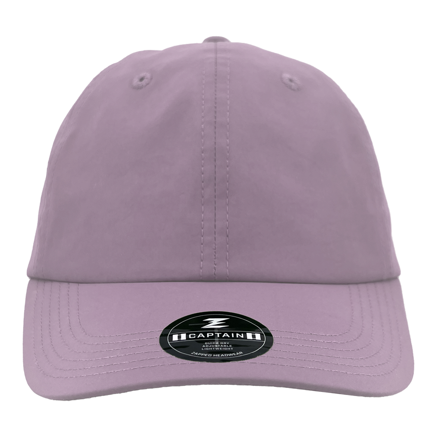 captain Custom Hat unstructured dad hat lilac