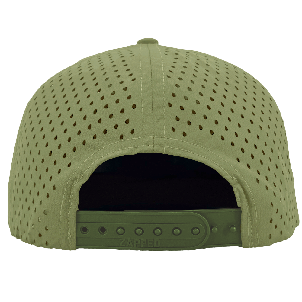loden snapback zapped perforated Custom Hat
