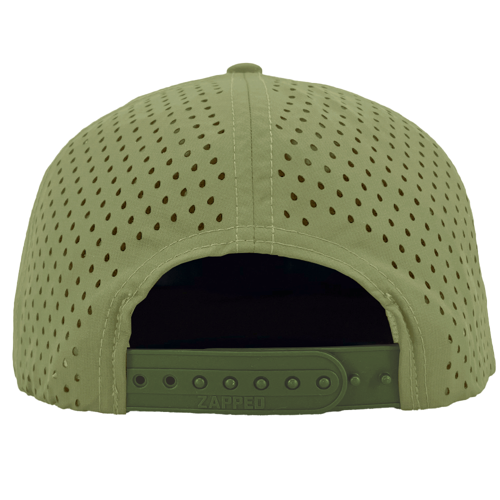 loden snapback zapped perforated Custom Hat 