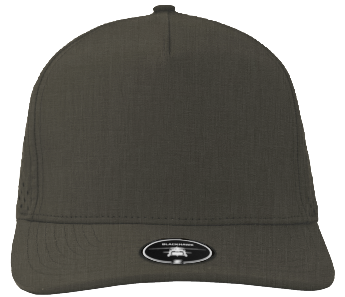 Blackhawk Graphite 5 panel snapback Custom Hat