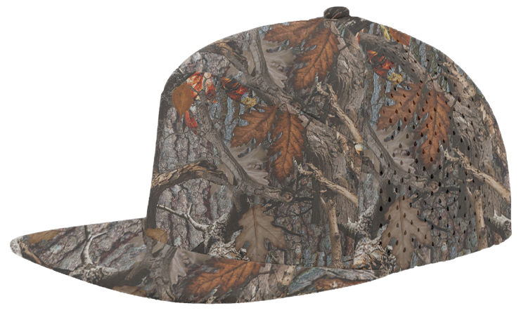 oak camo osprey 7 panel snapback hat