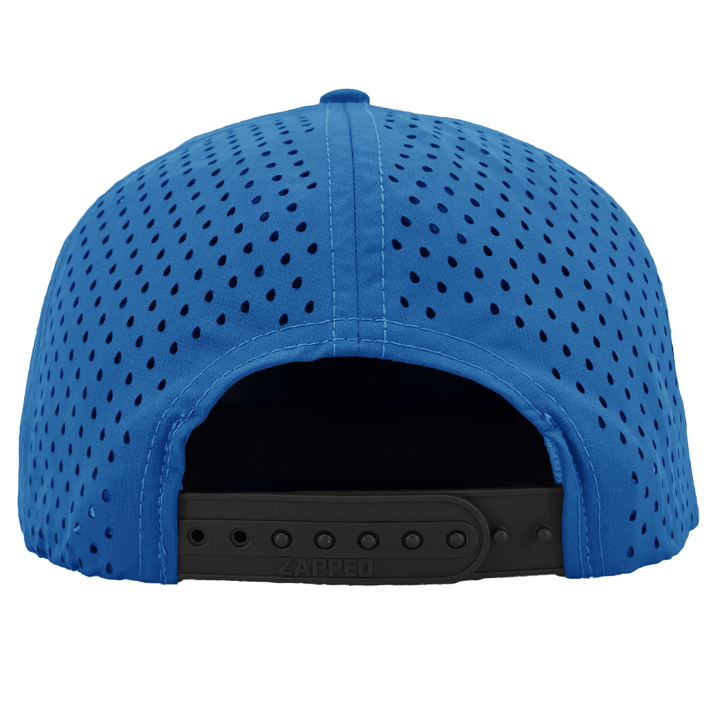 ocean blue Custom Hat zapped headwear snapback