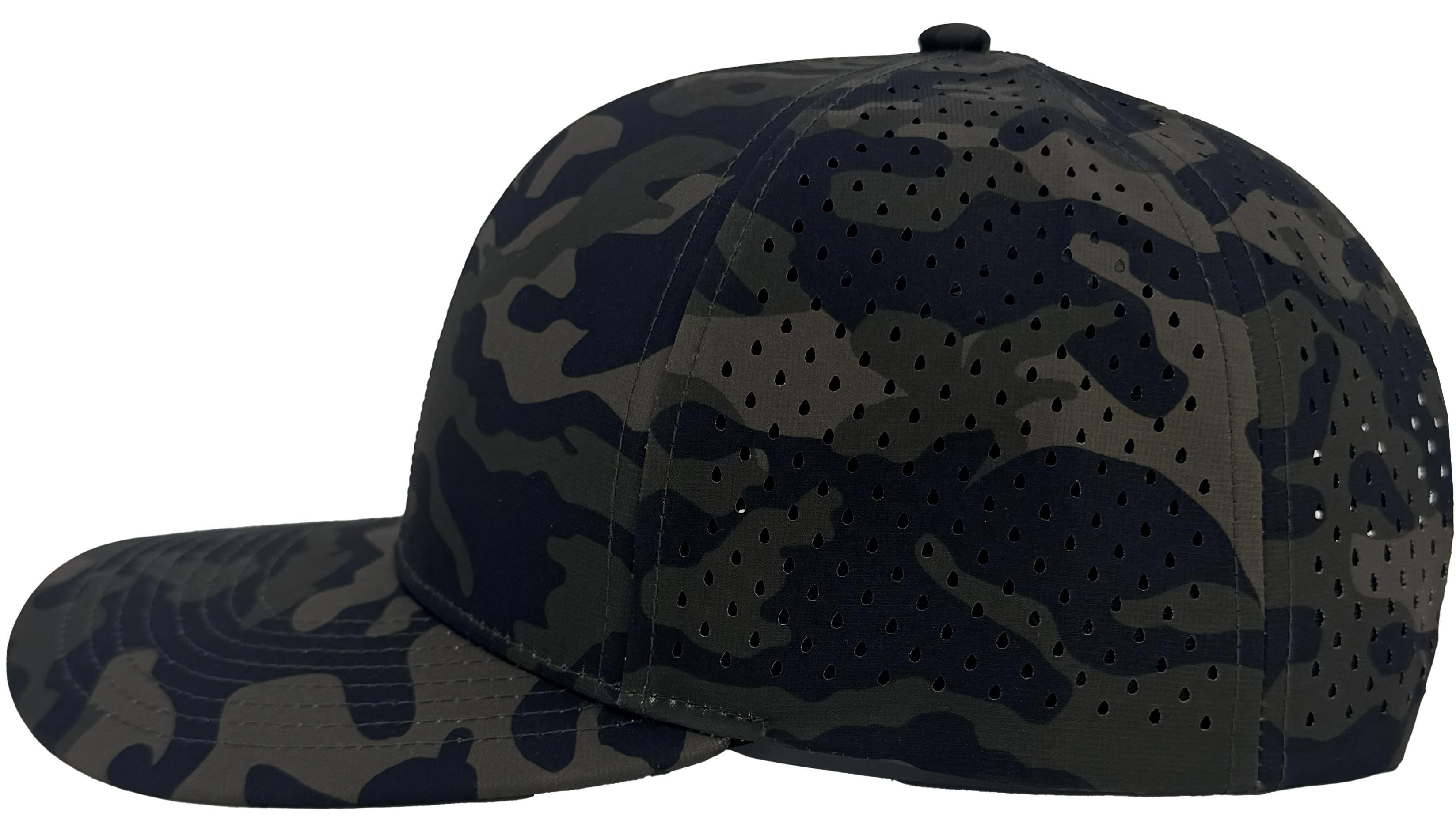 Custom hat for embroider 6 panel olive camo