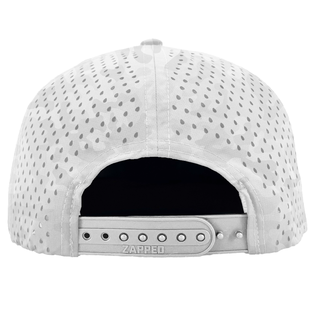 snow camo Custom Hat snapback hat zapped headwear