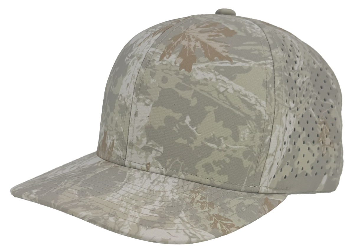 Custom hat for embroider 6 panel tree camo