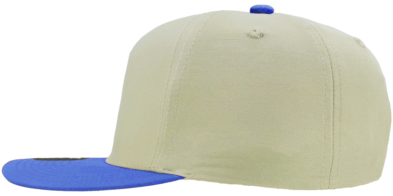 patriot 5 panel vintage hat white royal blue