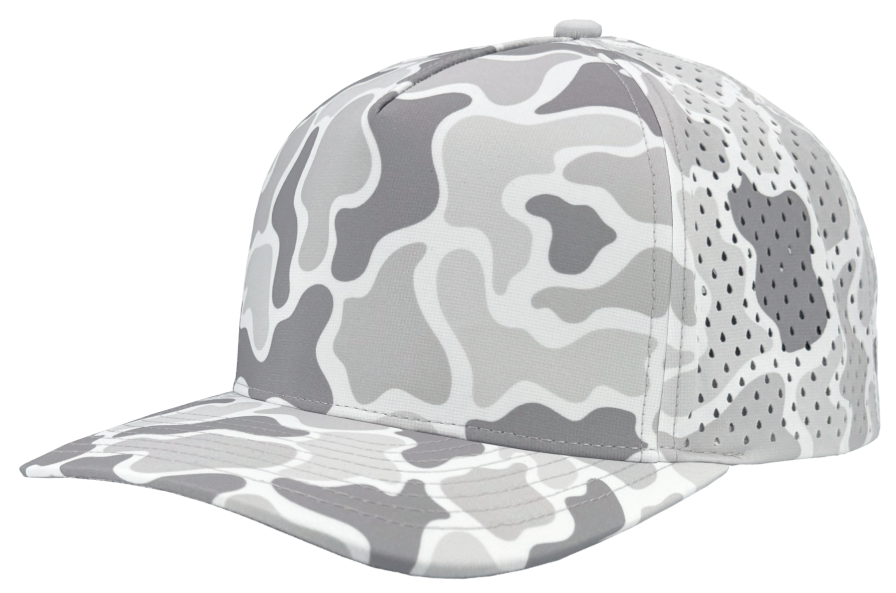 old school snow camo blackhawk snapback
