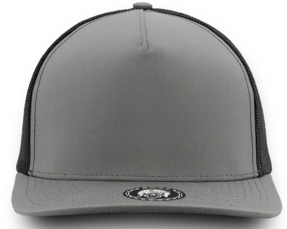 MARINE- Custom Hat Water Repellent hat-Zapped Headwear-Charcoal-Black-Snapback-Custom hat-Zapped Headwear